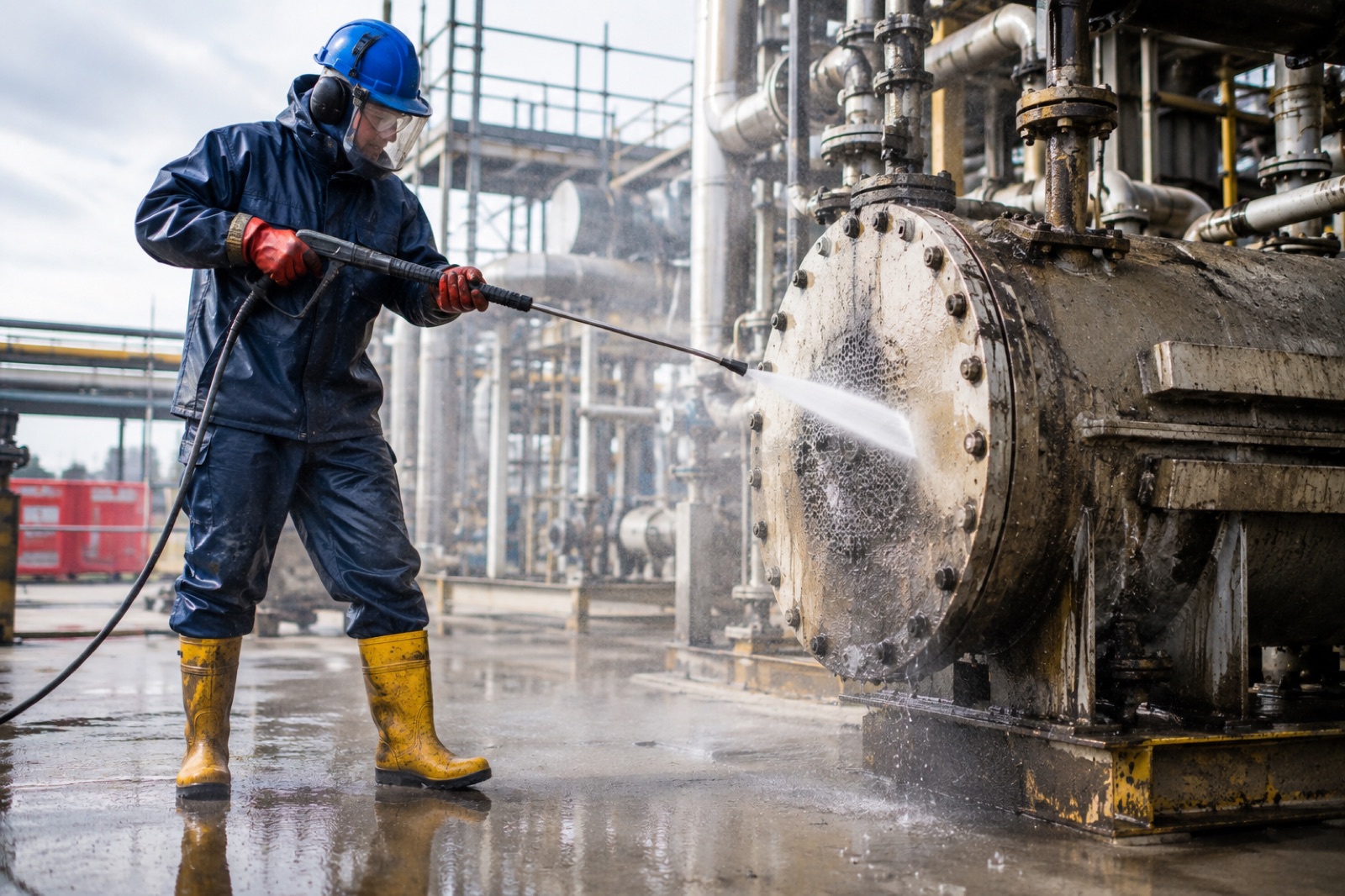 Yende Engineering industrial cleaning and hydro blasting